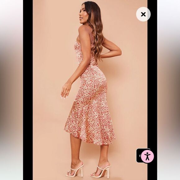 Pretty Little Things NWT Sz 10 MIDI Dress - Picture 2 of 14